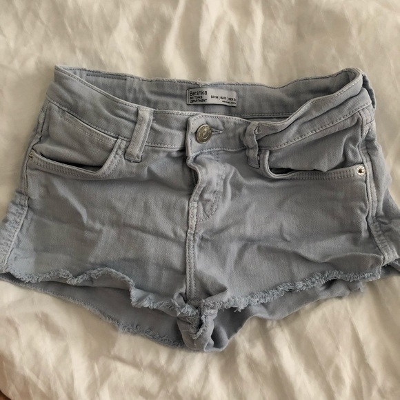 denim shorts bershka
